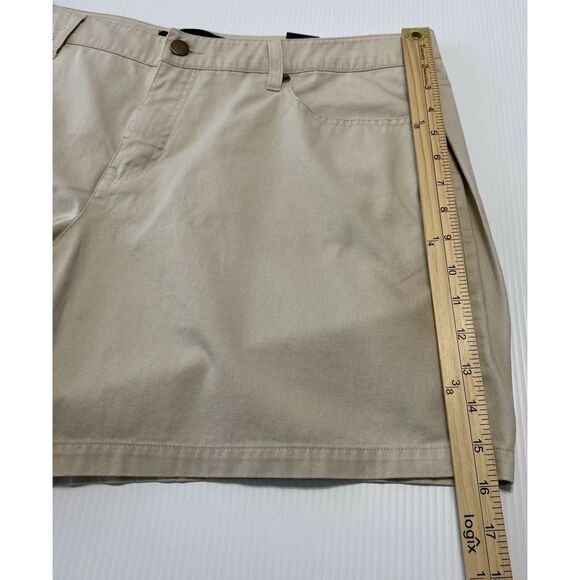 VENEZIA Lane Bryant Women's Shorts Size 18 Tan 100% Cotton - Picture 7 of 13